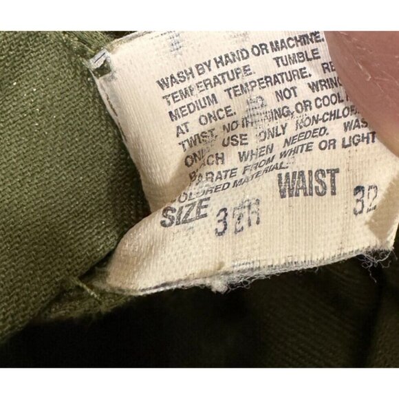 Boy Scouts BSA Pants Size 32H Husky (32x30) Green Official Uniform Twill - Picture 7 of 7